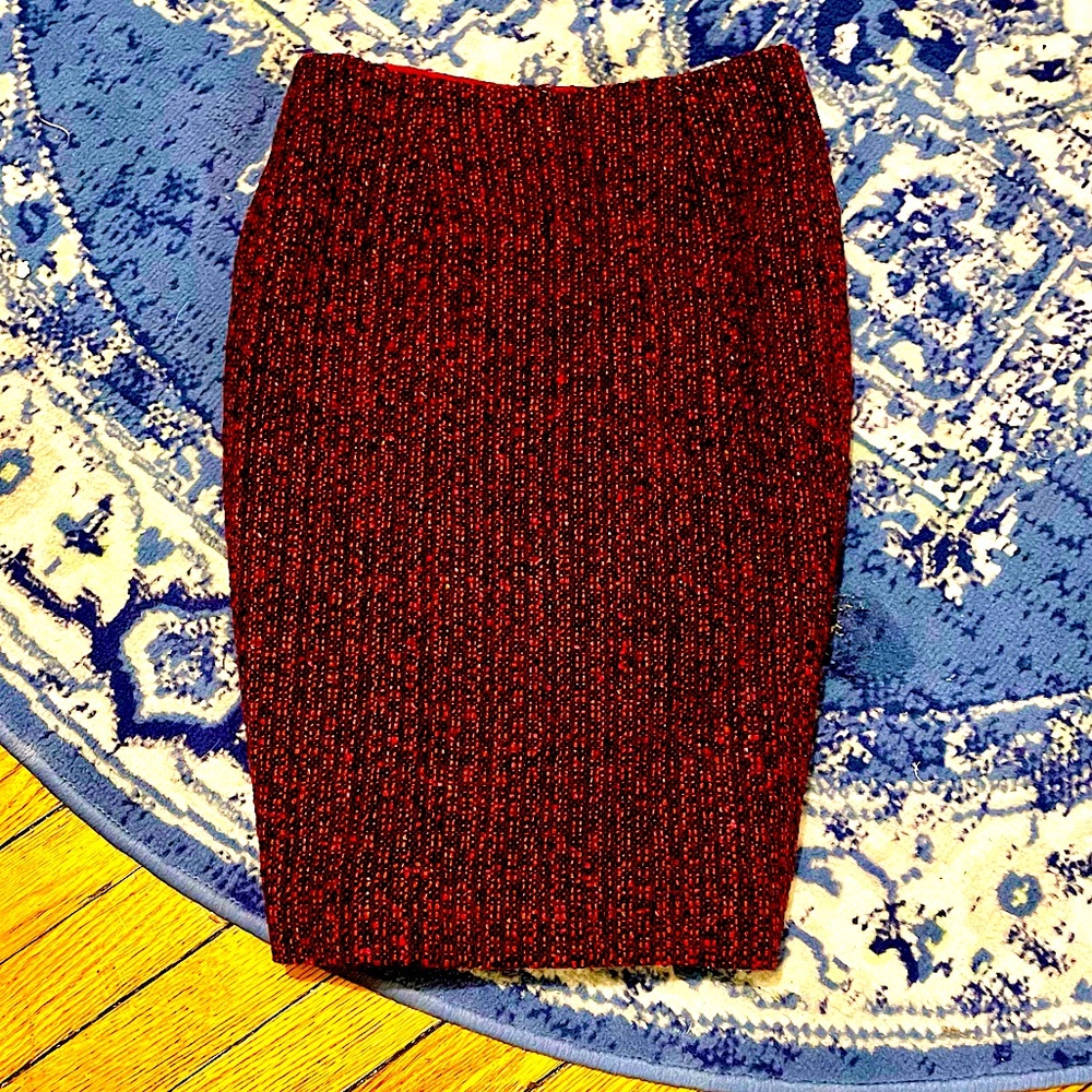 Dana Buchman Tweed Pencil Skirt